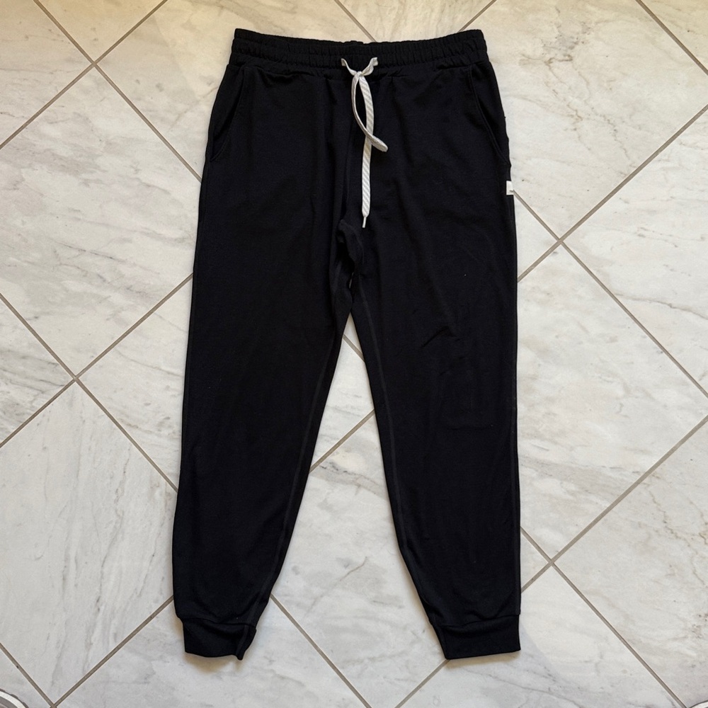Vuori Black Jogger Pants with Drawstring size XS